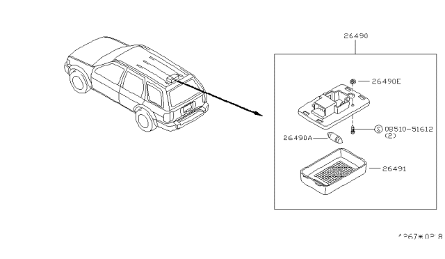 1999 Infiniti QX4 Lamps (Others) Diagram