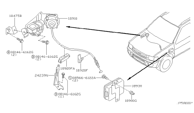 2000 Infiniti QX4 Auto Speed Control Device Diagram 3