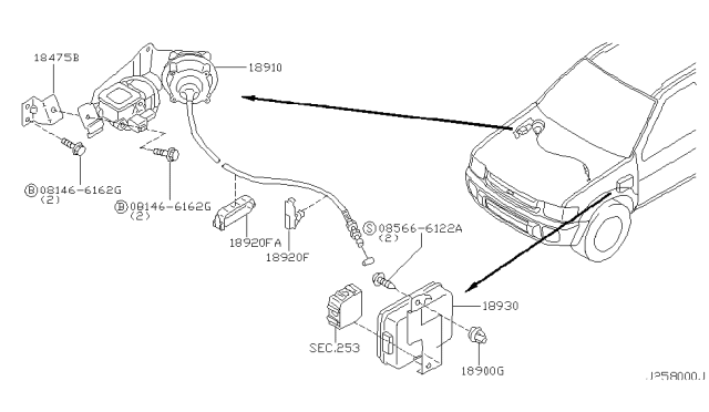 2002 Infiniti QX4 Auto Speed Control Device Diagram