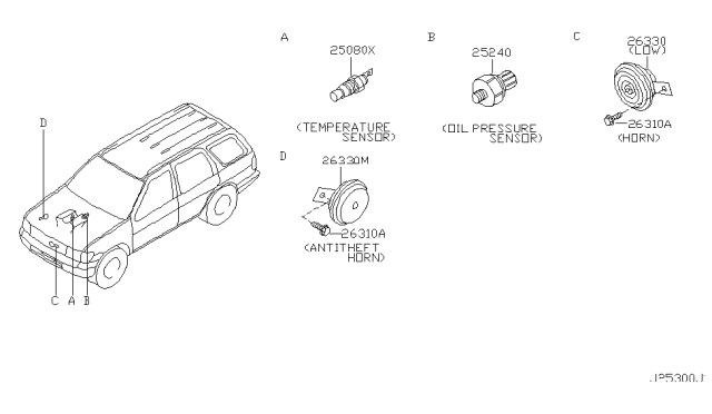 2002 Infiniti QX4 Electrical Unit Diagram 6