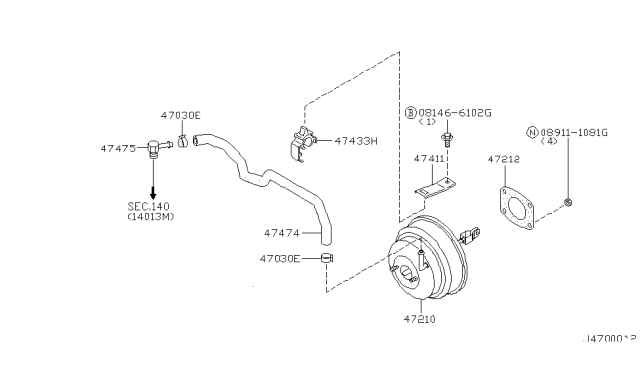 2002 Infiniti QX4 Brake Servo &             Servo Control Diagram 2