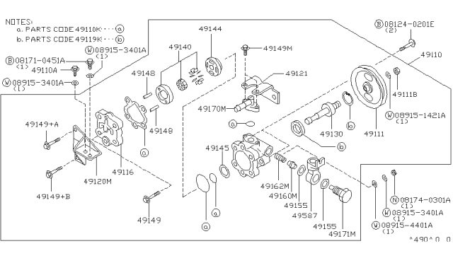 1996 Infiniti Q45 Power Steering Pump Diagram 2