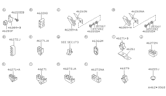 1991 Infiniti Q45 Brake Piping & Control Diagram 1