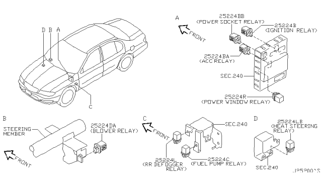 2002 Infiniti I35 Relay Diagram 4