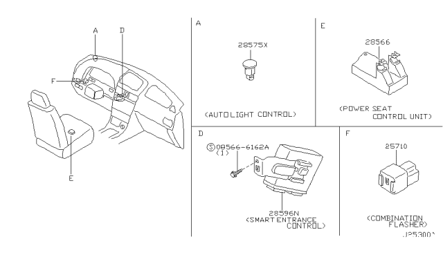 2001 Infiniti I30 Electrical Unit Diagram 7