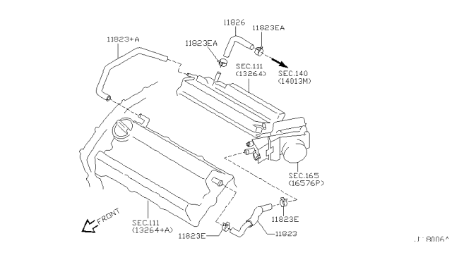 2001 Infiniti I30 Crankcase Ventilation Diagram 2