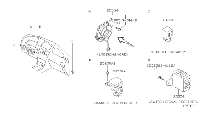 2001 Infiniti I30 Electrical Unit Diagram 8