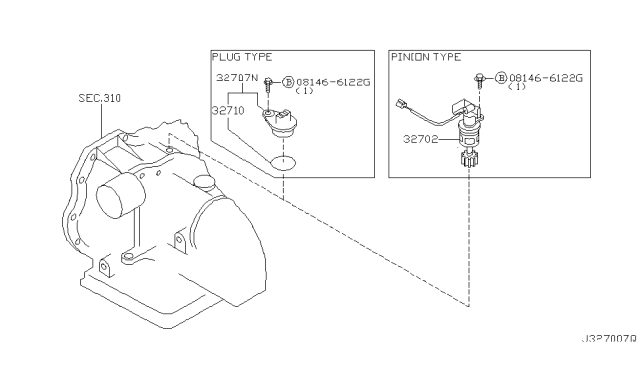 2003 Infiniti I35 Speedometer Pinion Diagram 2