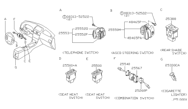 2000 Infiniti I30 Switch Diagram 5