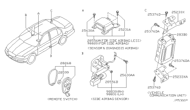 2000 Infiniti I30 Electrical Unit Diagram 2