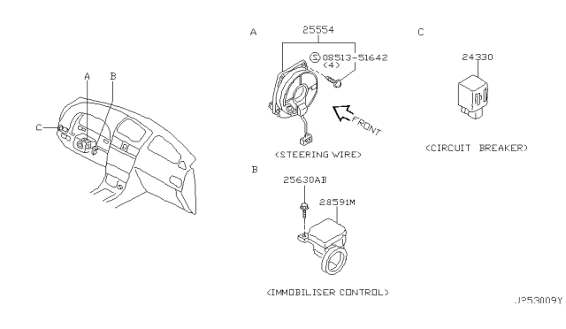 2001 Infiniti I30 Electrical Unit Diagram 9