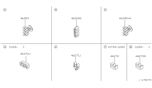 2001 Infiniti I30 Brake Piping & Control Diagram 1