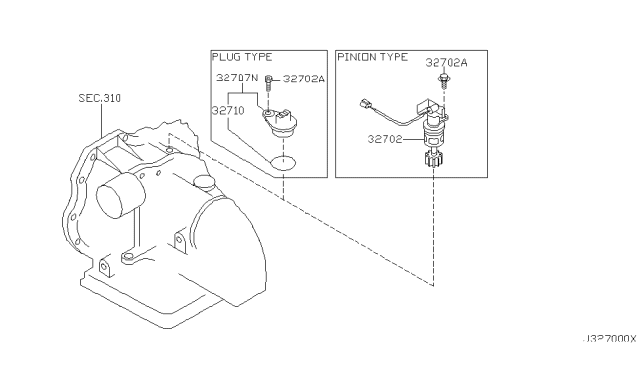 2001 Infiniti I30 Speedometer Pinion Diagram