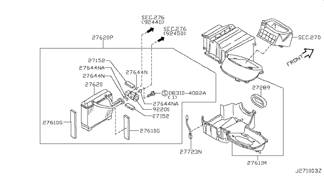 2004 Infiniti I35 Cooling Unit Diagram 2