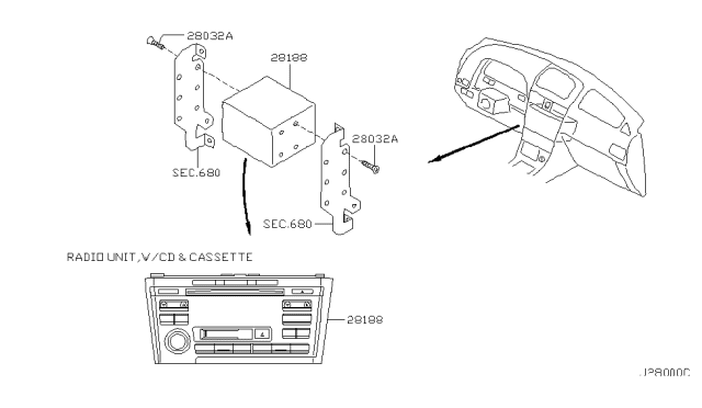 2002 Infiniti I35 Audio & Visual Diagram 5