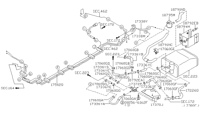 2001 Infiniti I30 Fuel Piping Diagram 4