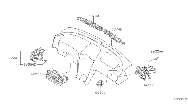 2004 Infiniti I35 Ventilator Diagram