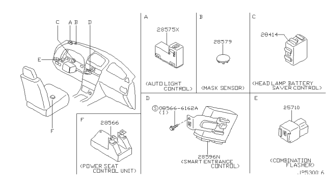 2001 Infiniti I30 Electrical Unit Diagram 6