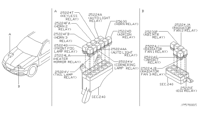 2000 Infiniti I30 Relay Diagram 2