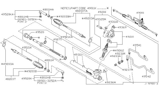 2002 Infiniti I35 Power Steering Gear Diagram 2