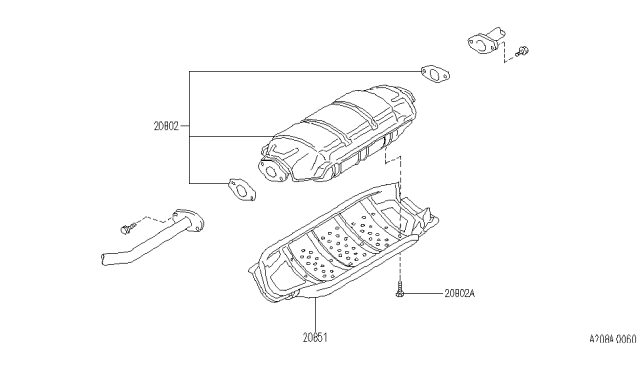 1992 Infiniti M30 Catalyst Converter,Exhaust Fuel & URE In Diagram