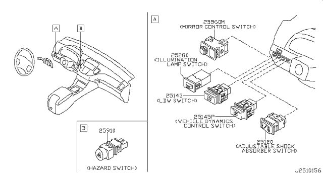 2006 Infiniti Q45 Switch Diagram 6