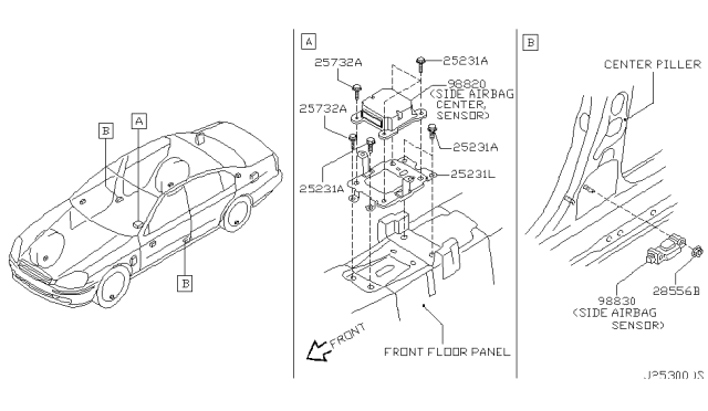 2003 Infiniti Q45 Electrical Unit Diagram 4