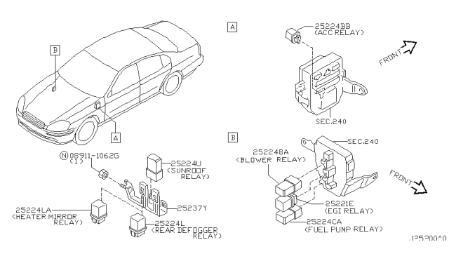 2003 Infiniti Q45 Relay Diagram 4