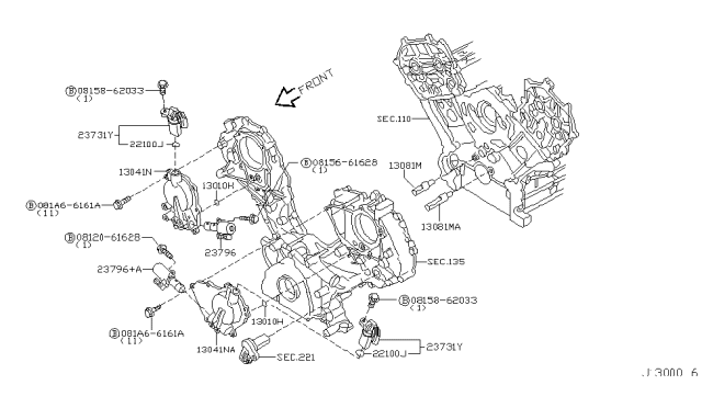 2003 Infiniti Q45 Camshaft & Valve Mechanism Diagram 2