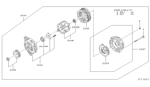 2002 Infiniti Q45 Alternator Diagram 1