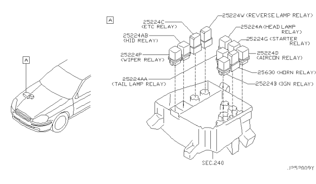 2004 Infiniti Q45 Relay Diagram 1