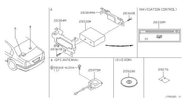 2006 Infiniti Q45 Audio & Visual Diagram 3