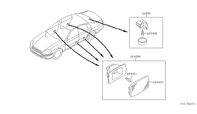 2004 Infiniti Q45 Lamps (Others) Diagram