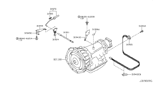 2005 Infiniti Q45 Control Switch & System Diagram 1