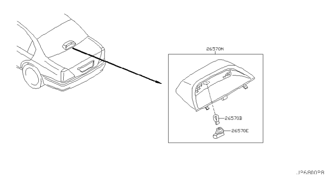 2005 Infiniti Q45 High Mounting Stop Lamp Diagram