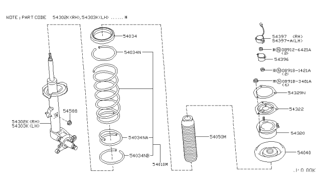 2005 Infiniti Q45 Front Suspension Diagram 5