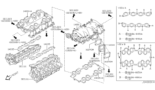 2006 Infiniti Q45 Manifold Diagram 3