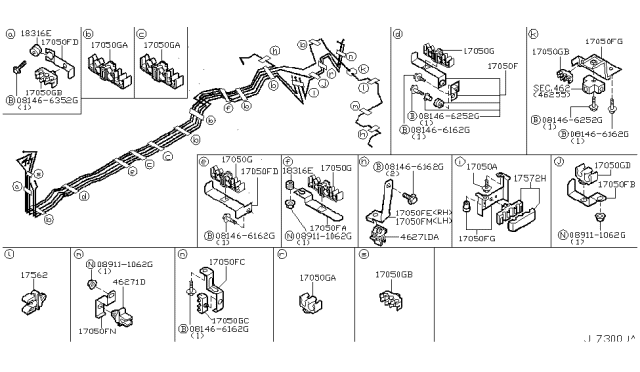 2002 Infiniti Q45 Fuel Piping Diagram 1