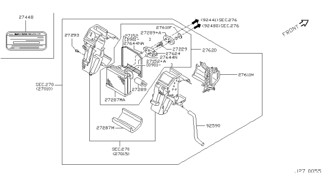 2002 Infiniti Q45 Cooling Unit Diagram 1