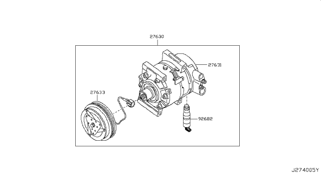 2004 Infiniti Q45 Compressor Diagram