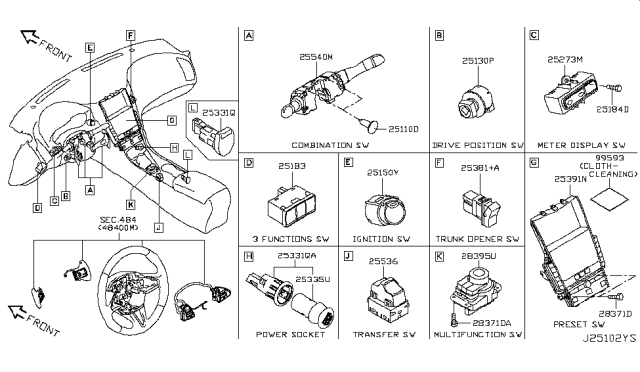 2018 Infiniti Q50 Switch Diagram 5