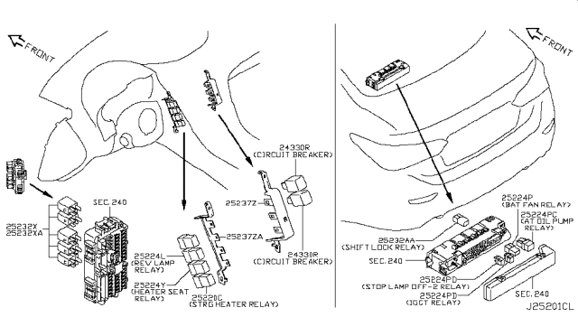 2015 Infiniti Q50 Relay Diagram 2