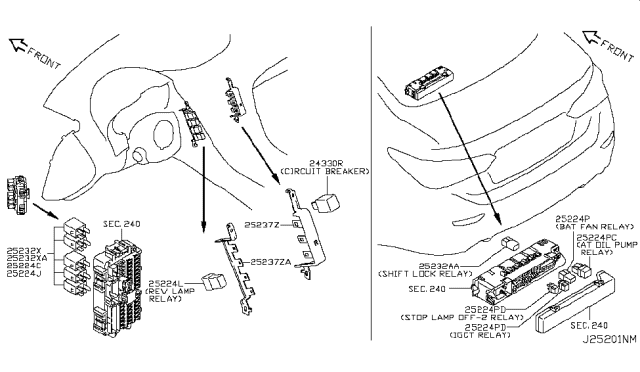 2019 Infiniti Q50 Relay Diagram 5