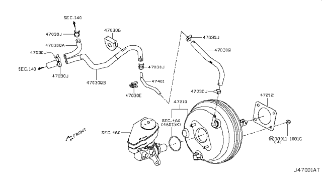 2016 Infiniti Q50 Brake Servo &             Servo Control Diagram 4