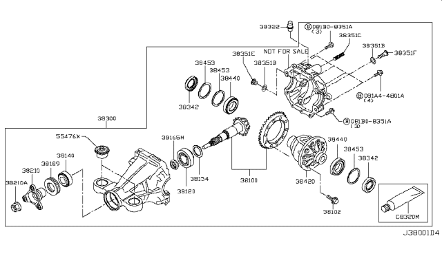 2019 Infiniti Q50 Rear Final Drive Diagram 2