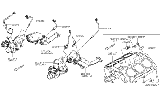 2018 Infiniti Q50 Engine Control Module Diagram 7