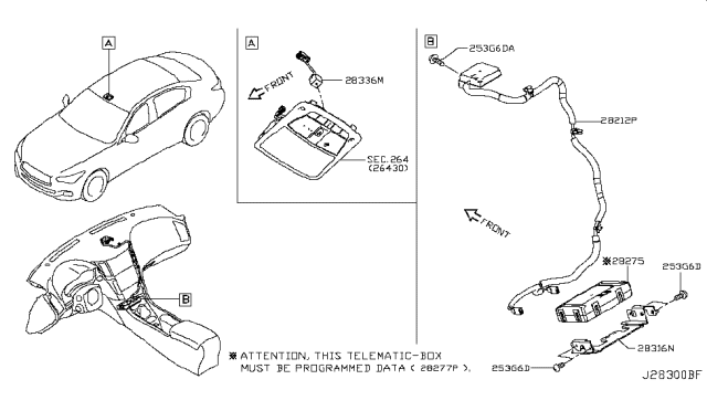 2018 Infiniti Q50 Telephone Diagram 1
