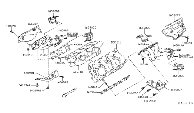 2016 Infiniti Q50 Manifold Diagram 8