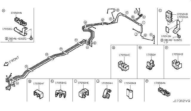 2019 Infiniti Q50 Fuel Piping Diagram 8