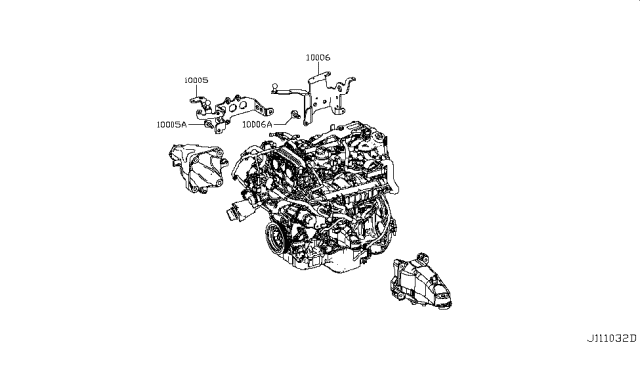 2017 Infiniti Q50 Cylinder Head & Rocker Cover Diagram 6